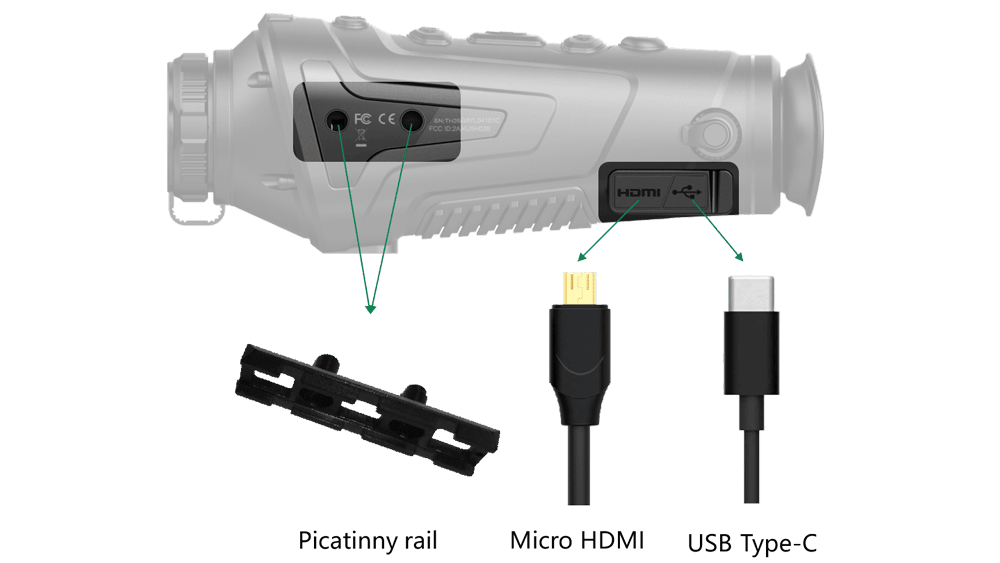 OUTLET SALE Guide sensmart ハンドヘルド熱画像単眼鏡 TrackIRPro-25mm TrackIR Proシリーズ  自動電源オフ 光漏れ防止 超無音ボタン ノイズレスシャッターキャリブレーション