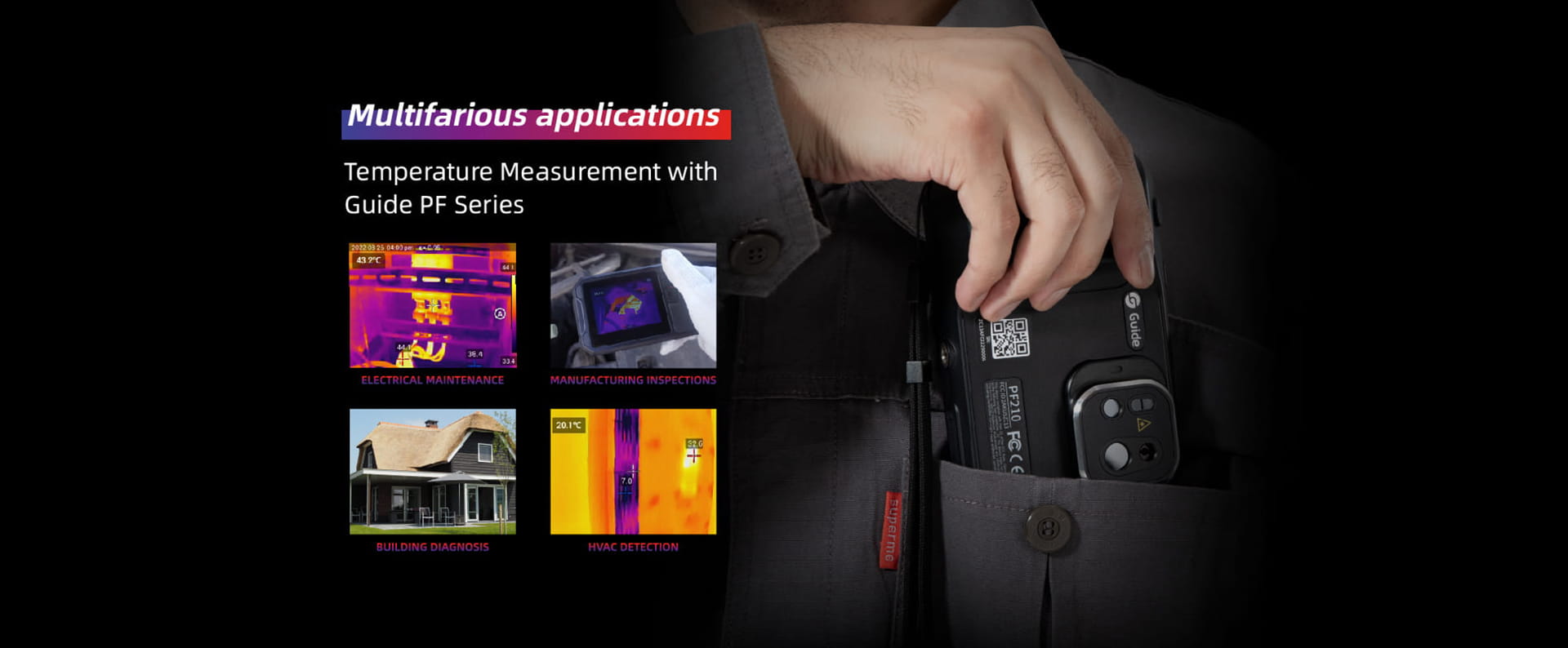 建物用熱画像検出器